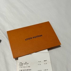LV HOOP GOLD EARRINGS